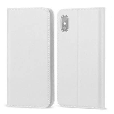 Flip Cover For Apple Iphone X Plus White By - Maxbhi Com