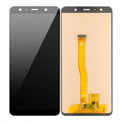 Lcd With Touch Screen For Samsung Galaxy A7 2018 White By - Maxbhi Com