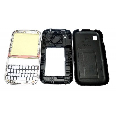 Full Body Housing For Samsung Chat 322 Duos Black - Maxbhi Com