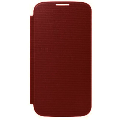 Flip Cover For Samsung Galaxy S4 Brown By - Maxbhi Com