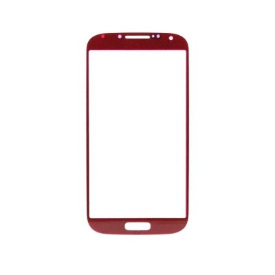 Replacement Front Glass For Samsung Galaxy S4 Red By - Maxbhi Com
