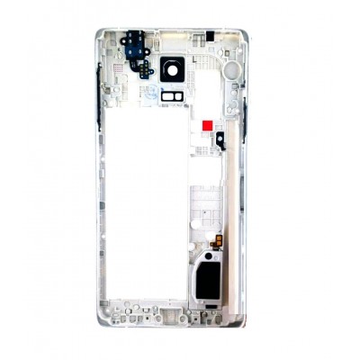 Full Body Housing For Samsung Galaxy Note 4 Duos Smn9100 White - Maxbhi Com
