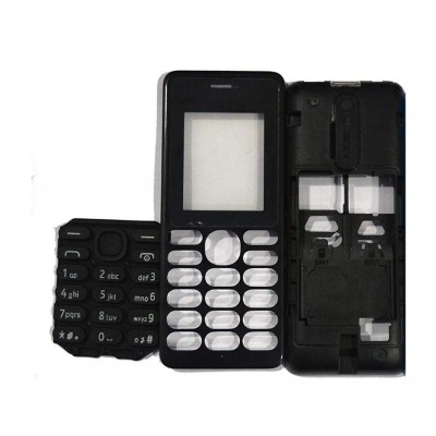 Full Body Housing For Nokia 108 With Single Sim Black - Maxbhi Com