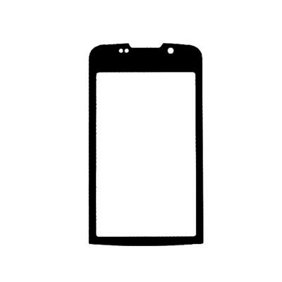 Replacement Front Glass For Samsung Qwerty Black By - Maxbhi Com