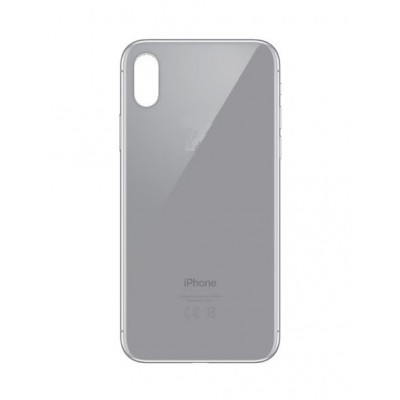 Back Panel Cover For Apple Iphone Xc Silver - Maxbhi Com