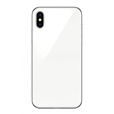 Full Body Housing For Apple Iphone Xc Silver - Maxbhi Com