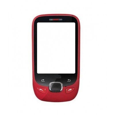 Full Body Housing For Spice M5500 Pda Red White - Maxbhi Com