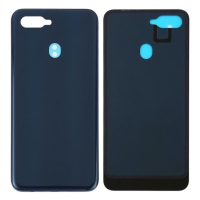 Back Panel Cover For Oppo A7 Black - Maxbhi Com