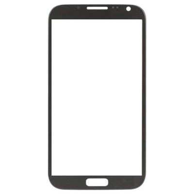 Replacement Front Glass For Samsung Galaxy Note Ii I317 Blue By - Maxbhi Com