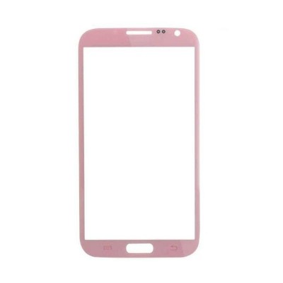 Replacement Front Glass For Samsung Galaxy Note Ii I317 Pink By - Maxbhi Com