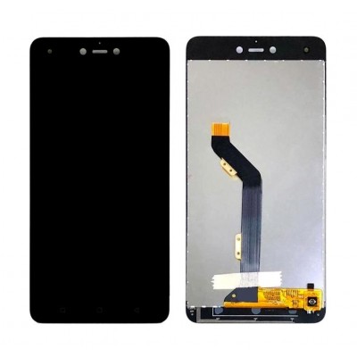 Lcd With Touch Screen For Tecno Mobile Phantom 8 Black By - Maxbhi Com