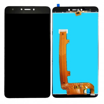 LCD with Touch Screen for Tecno Spark Plus Black