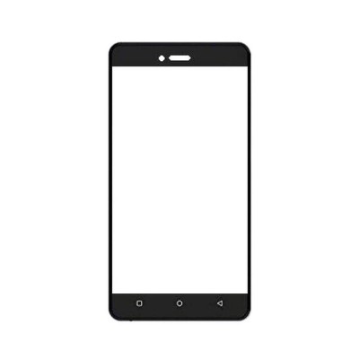Replacement Front Glass For Zen Cinemax Force Silver By - Maxbhi Com