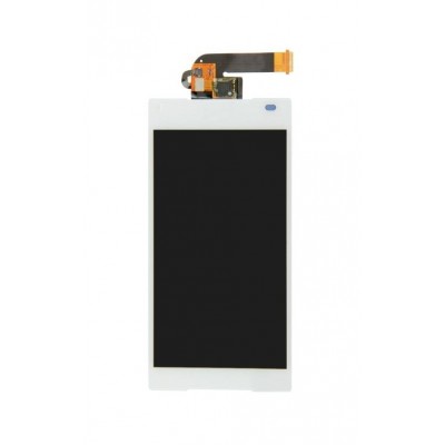 Lcd With Touch Screen For Sony Xperia Z5 Compact White By - Maxbhi Com