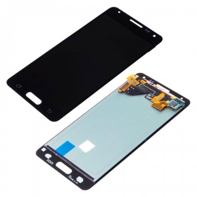 Lcd With Touch Screen For Samsung Galaxy Alpha Black By - Maxbhi Com