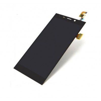 Lcd With Touch Screen For Gionee Elife E7 Black By - Maxbhi Com