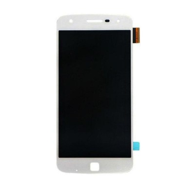 Lcd With Touch Screen For Moto Z Play 64gb White By - Maxbhi Com