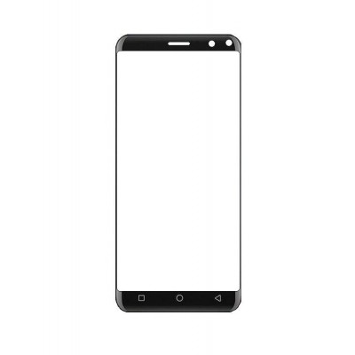 Replacement Front Glass For Allview A10 Plus Grey By - Maxbhi Com