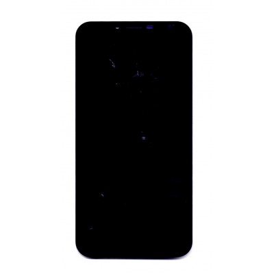 Lcd With Touch Screen For Intex Aqua 4g Black By - Maxbhi Com