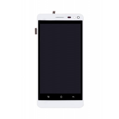 Lcd With Touch Screen For Intex Aqua Raze White By - Maxbhi Com