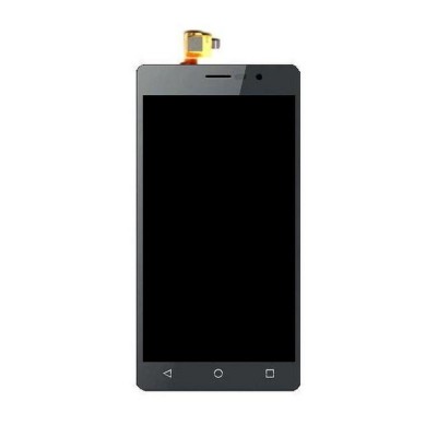 Lcd With Touch Screen For Intex Aqua Secure Black By - Maxbhi Com