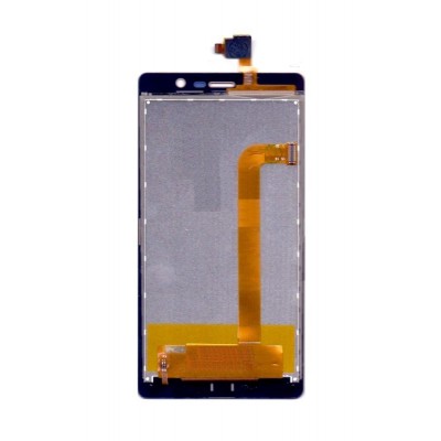 Lcd With Touch Screen For Intex Aqua Secure Black By - Maxbhi Com