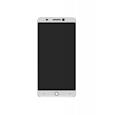 Lcd With Touch Screen For Intex Aqua Super Grey By - Maxbhi Com