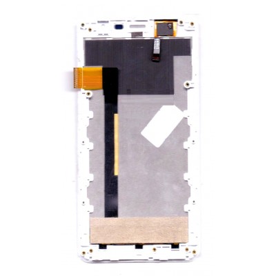 Lcd With Touch Screen For Intex Cloud Crystal 2 5d White By - Maxbhi Com