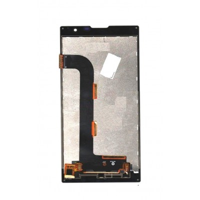 Lcd With Touch Screen For Intex Cloud String V2 Black By - Maxbhi Com