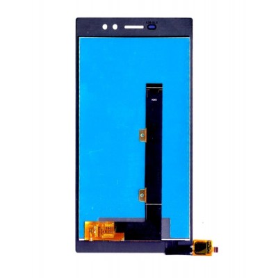 Lcd With Touch Screen For Lava X38 Black By - Maxbhi Com