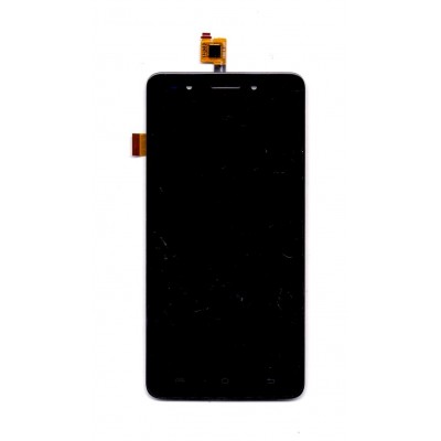 Lcd With Touch Screen For Lava X81 Black By - Maxbhi Com