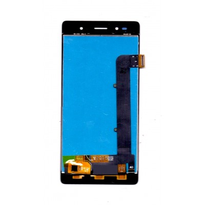 Lcd With Touch Screen For Lava Z80 Black By - Maxbhi Com