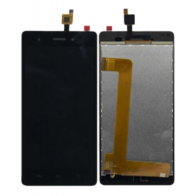 Lcd With Touch Screen For Lava Iris 820 Grey By - Maxbhi Com