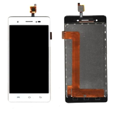 Lcd With Touch Screen For Lava Iris 820 White By - Maxbhi Com