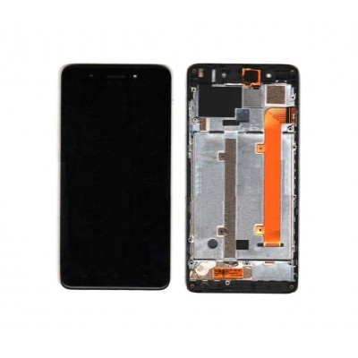 Lcd With Touch Screen For Lava Iris 860 Grey By - Maxbhi Com