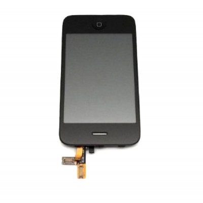 Lcd With Touch Screen For Apple Iphone 3g Black By - Maxbhi Com