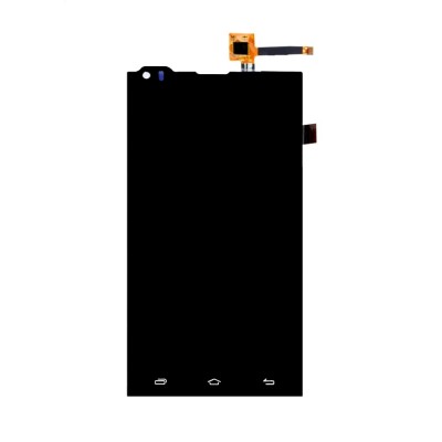 Lcd With Touch Screen For Celkon Q455 Black By - Maxbhi Com