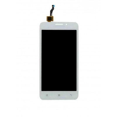 Lcd With Touch Screen For Lenovo A3800 White By - Maxbhi Com