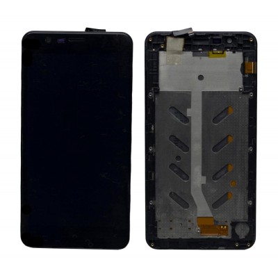 Lcd With Touch Screen For Lephone W9 Black By - Maxbhi Com