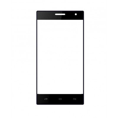 Replacement Front Glass For Spice Xlife M44q Blue By - Maxbhi Com