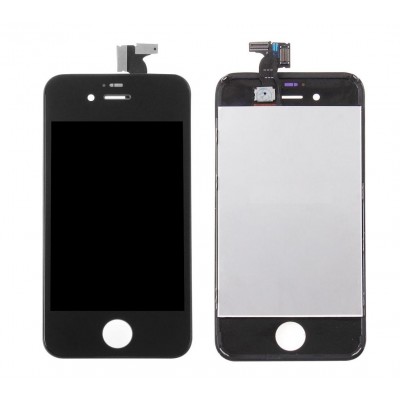 LCD with Touch Screen for Apple iPhone 4s - Black (display glass combo folder)