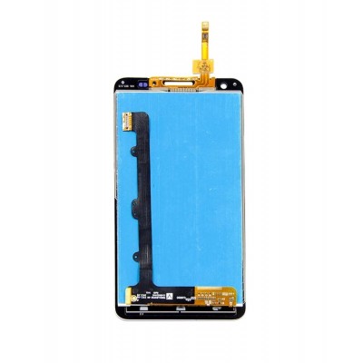 Lcd With Touch Screen For Huawei Honor 3x G750 White By - Maxbhi Com
