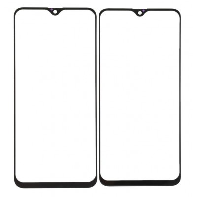 Replacement Front Glass For Oppo F9 Black By - Maxbhi Com