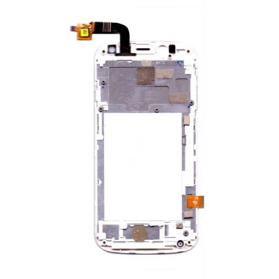 Lcd With Touch Screen For Intex Aqua I5 Octa White By - Maxbhi Com