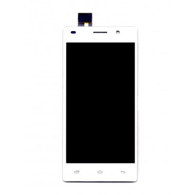 Lcd With Touch Screen For Intex Aqua Power Plus Silver By - Maxbhi Com