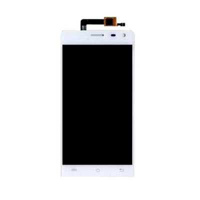 Lcd With Touch Screen For Lava Iris Fuel 50 White By - Maxbhi Com