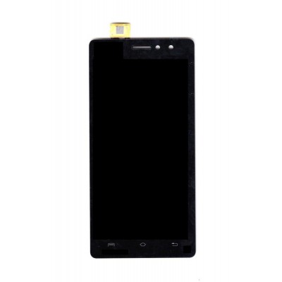 Lcd With Touch Screen For Lava X11 Black By - Maxbhi Com