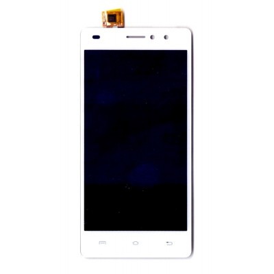 Lcd With Touch Screen For Lava X11 White By - Maxbhi Com