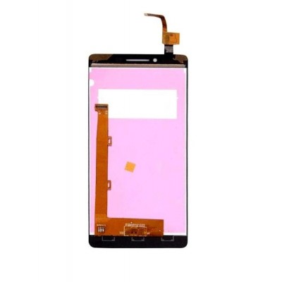 Lcd With Touch Screen For Lenovo A6000 Shot Black By - Maxbhi Com