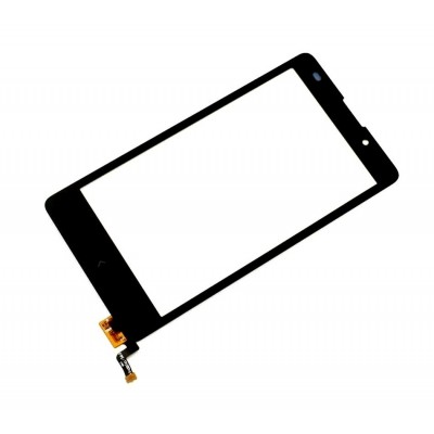 Touch Screen Digitizer For Nokia Xl Dual Sim Rm1030 Rm1042 Black By - Maxbhi Com